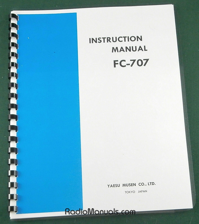 Yaesu FC-757AT Instruction Manual